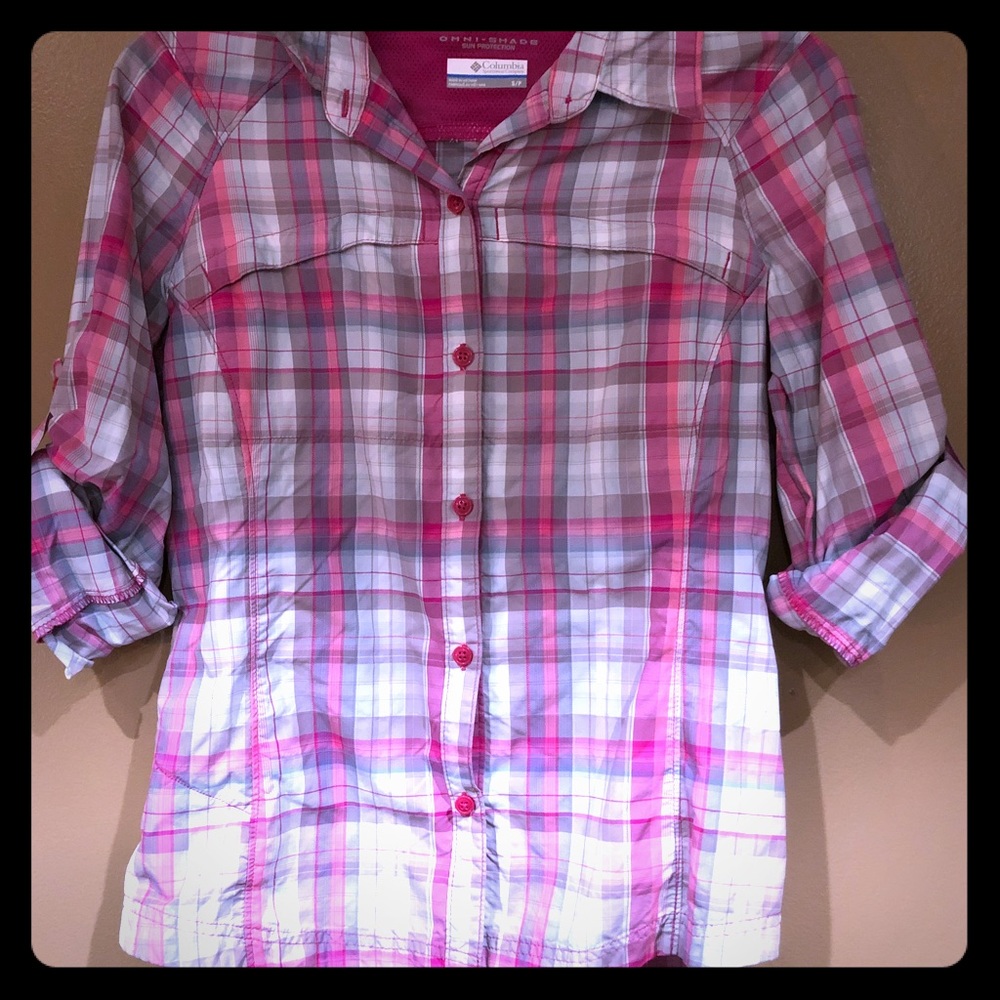 Columbia flannel button down